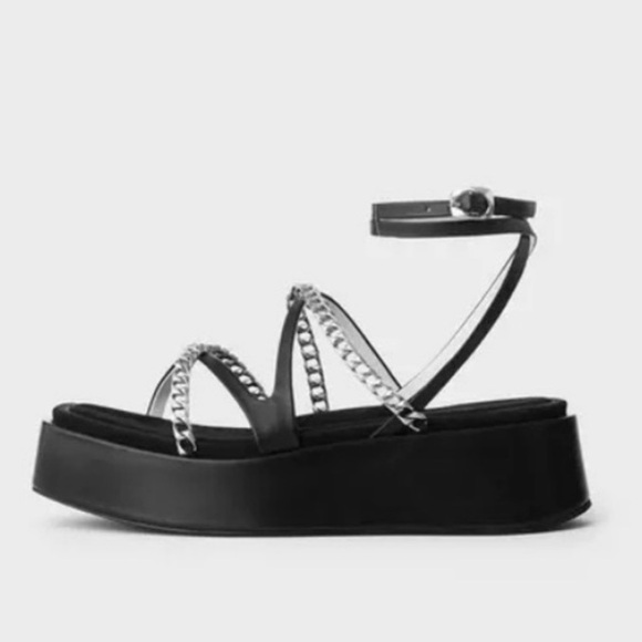 NWOT Rag & Bone Black Logan Platform Size 37.5 - Picture 9 of 16